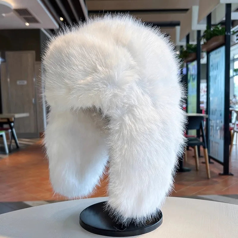 Faux Fur Bomber Hat