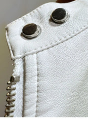 Cropped Motorcycle Jacket