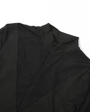 Black Mesh Patchwork Jumpsuit