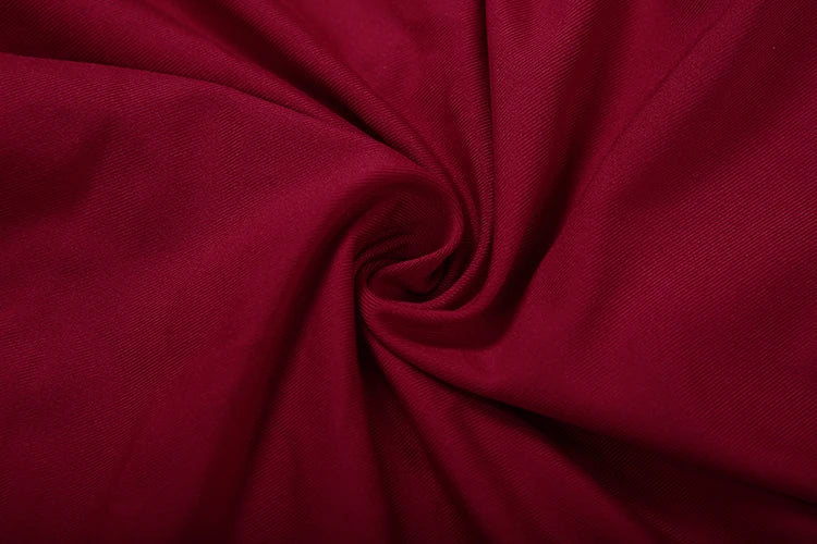 Red Ruched Off Shoulder Dress