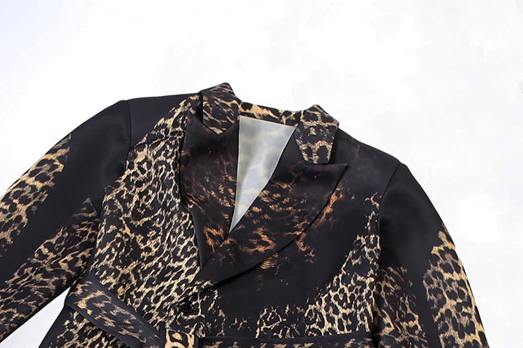 In The Wild Leopard Trench Coat