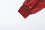 Rouge Faux Leather Set