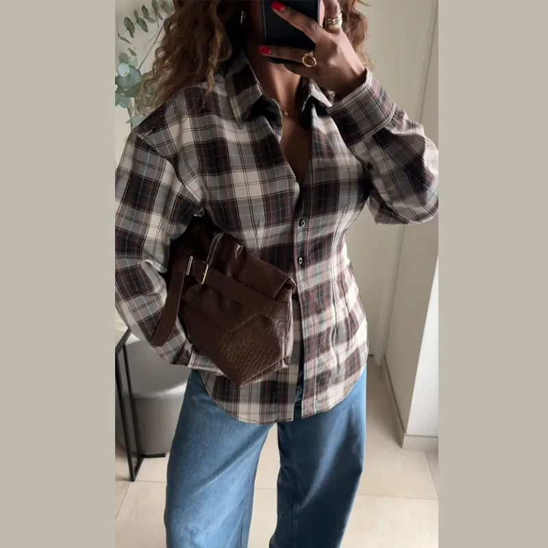 Chocolate Plaid Flannel