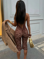 Paisley Capri Jumpsuit