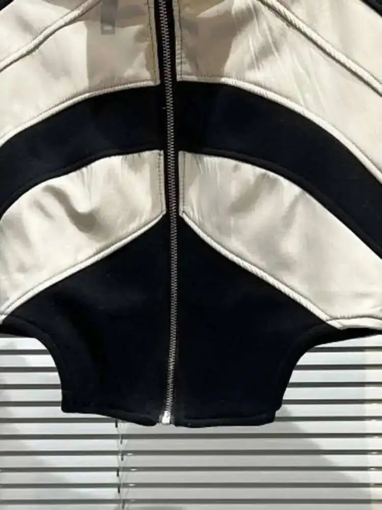 Black And White Contrast Jacket