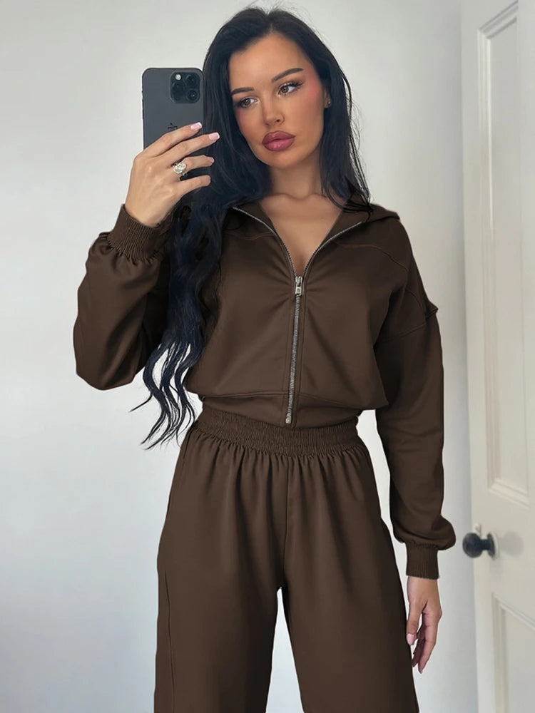 Sporty Tracksuit Set