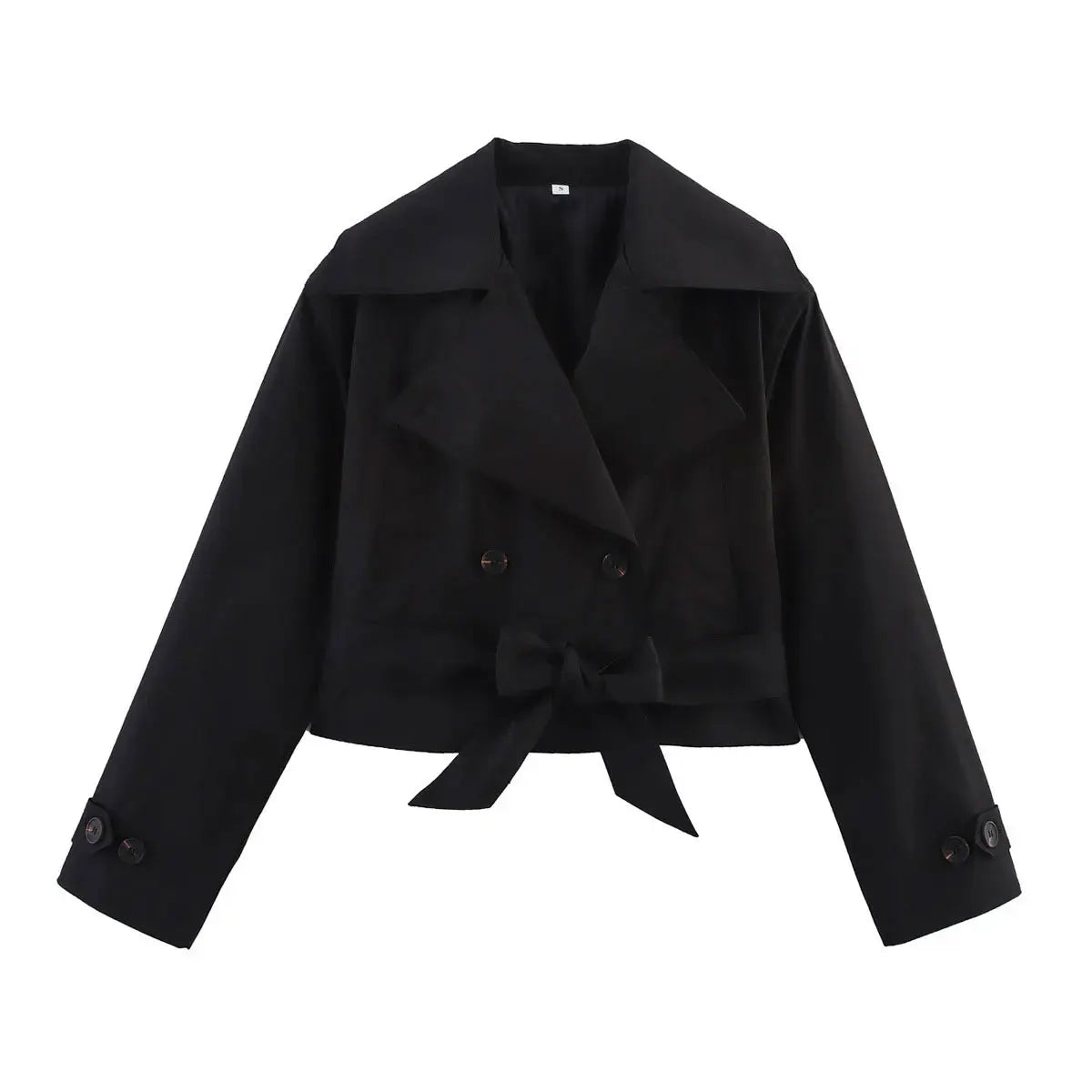 Cropped Trench Coat