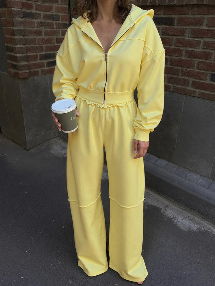 Sporty Tracksuit Set