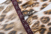 Leopard Tie Dye Halter Dress