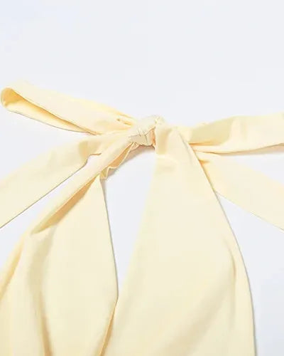 Butter Yellow Floral Skirt Set