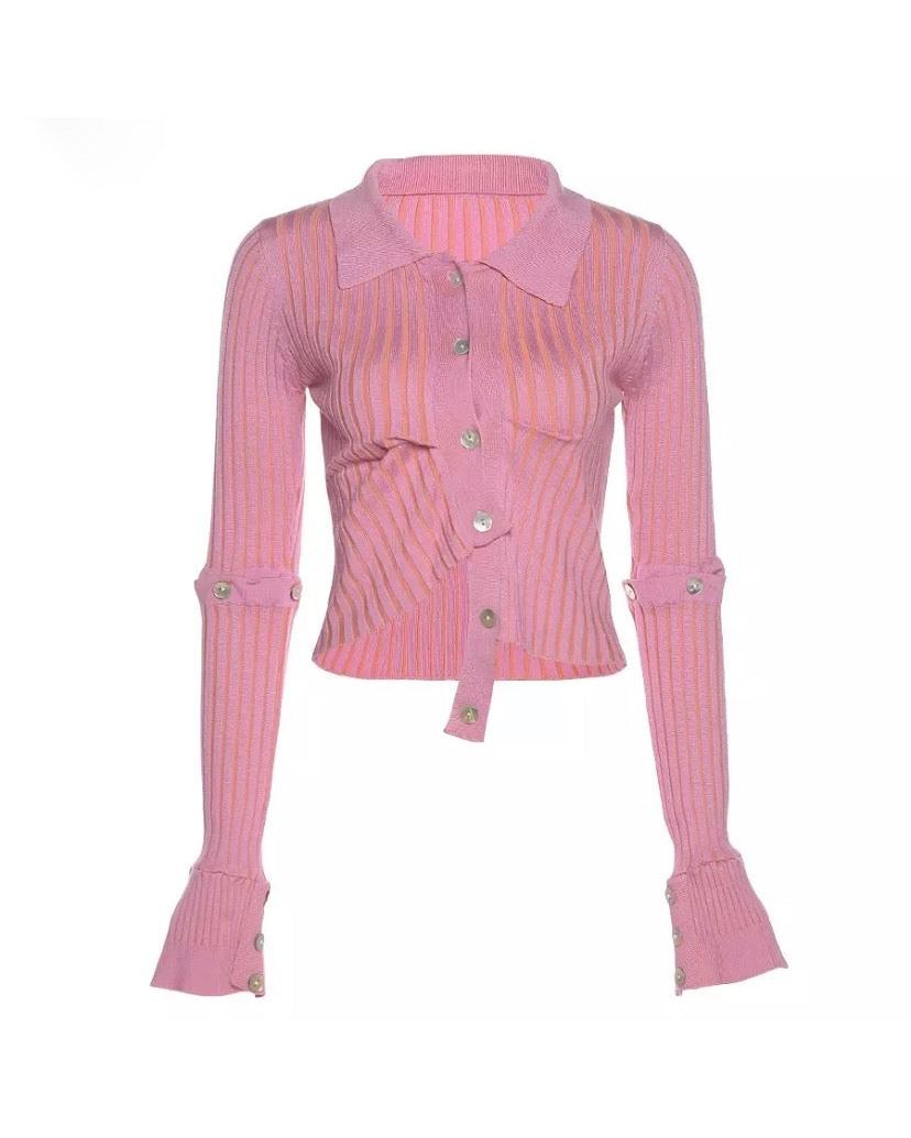 PinkButtonDownKnitTop.jpg
